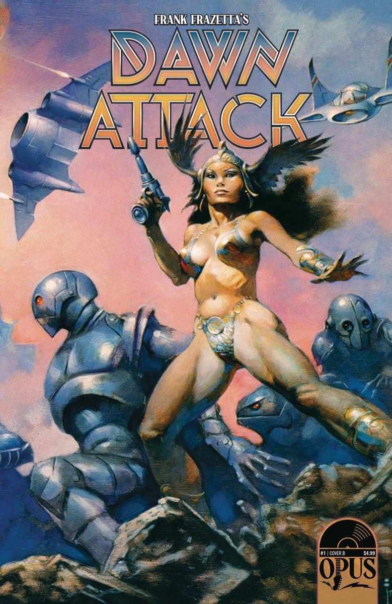 Frank Frazettas Dawn Attack #1 (Of 5) Cvr B Frazetta - Walt's Comic Shop