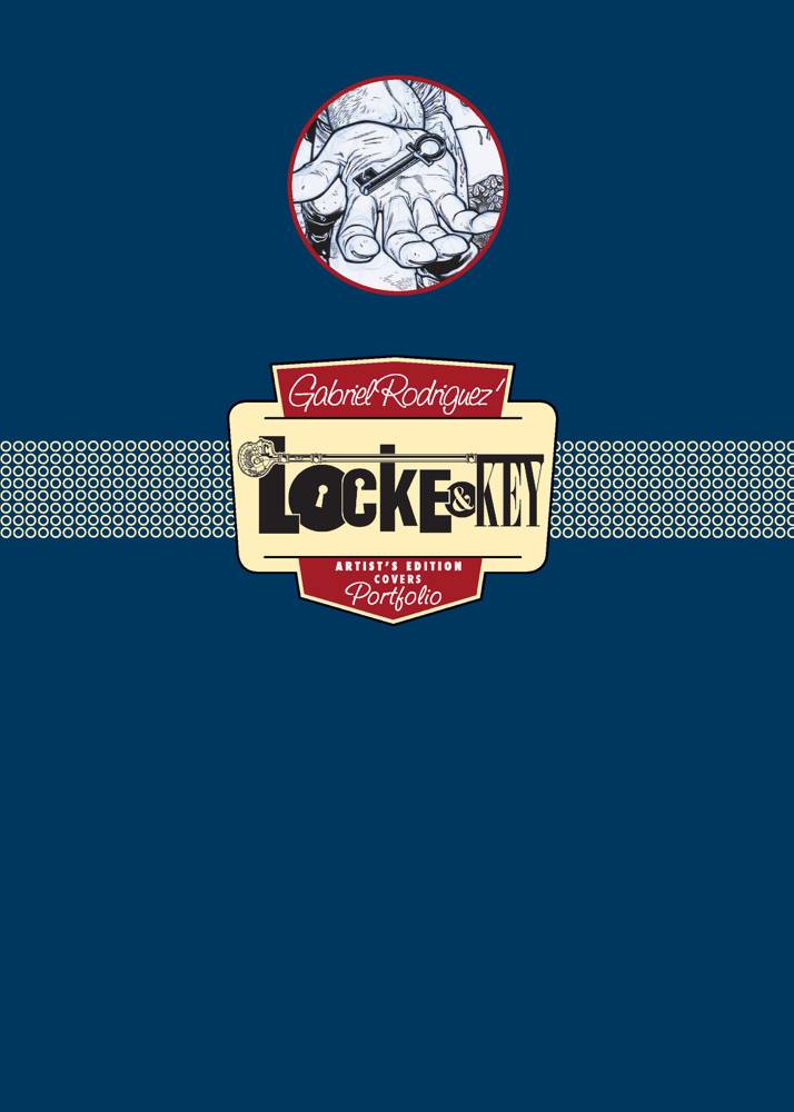 GABRIEL RODRIGUEZ LOCKE & KEY COVERS ARTIST ED PORTFOLIO HC - Walt's Comic Shop