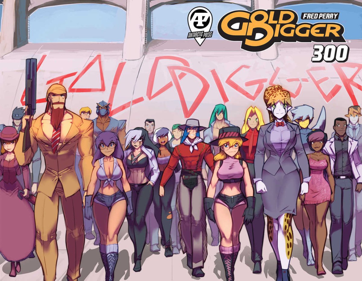 Gold Digger #300 Cover A Perry Standard Cover - Walt's Comic Shop