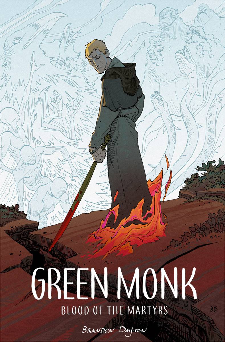 GREEN MONK BLOOD OF MARTYRS TP - Walt's Comic Shop