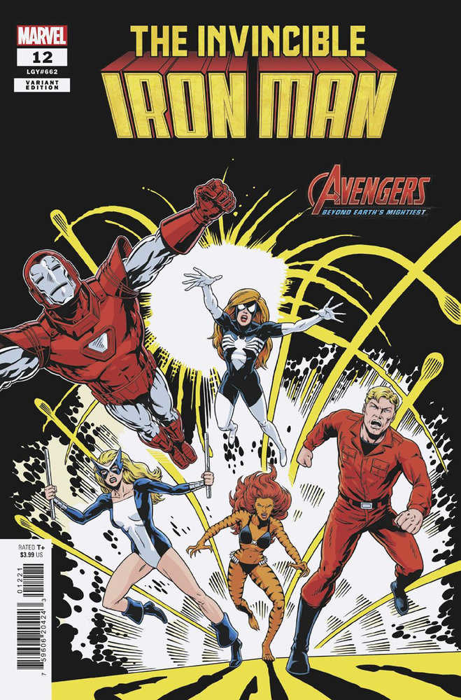 Invincible Iron Man 12 John Tyler Christopher Avengers 60th Variant [Fall] - Walt's Comic Shop