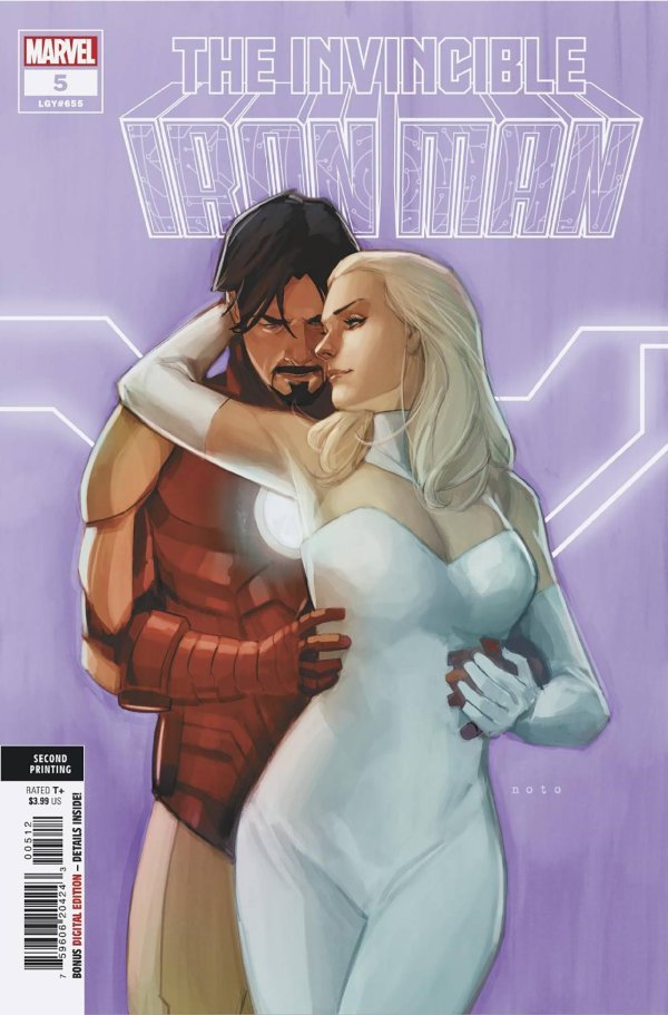 Invincible Iron Man #5 2nd Printing Noto Variant - Walt's Comic Shop