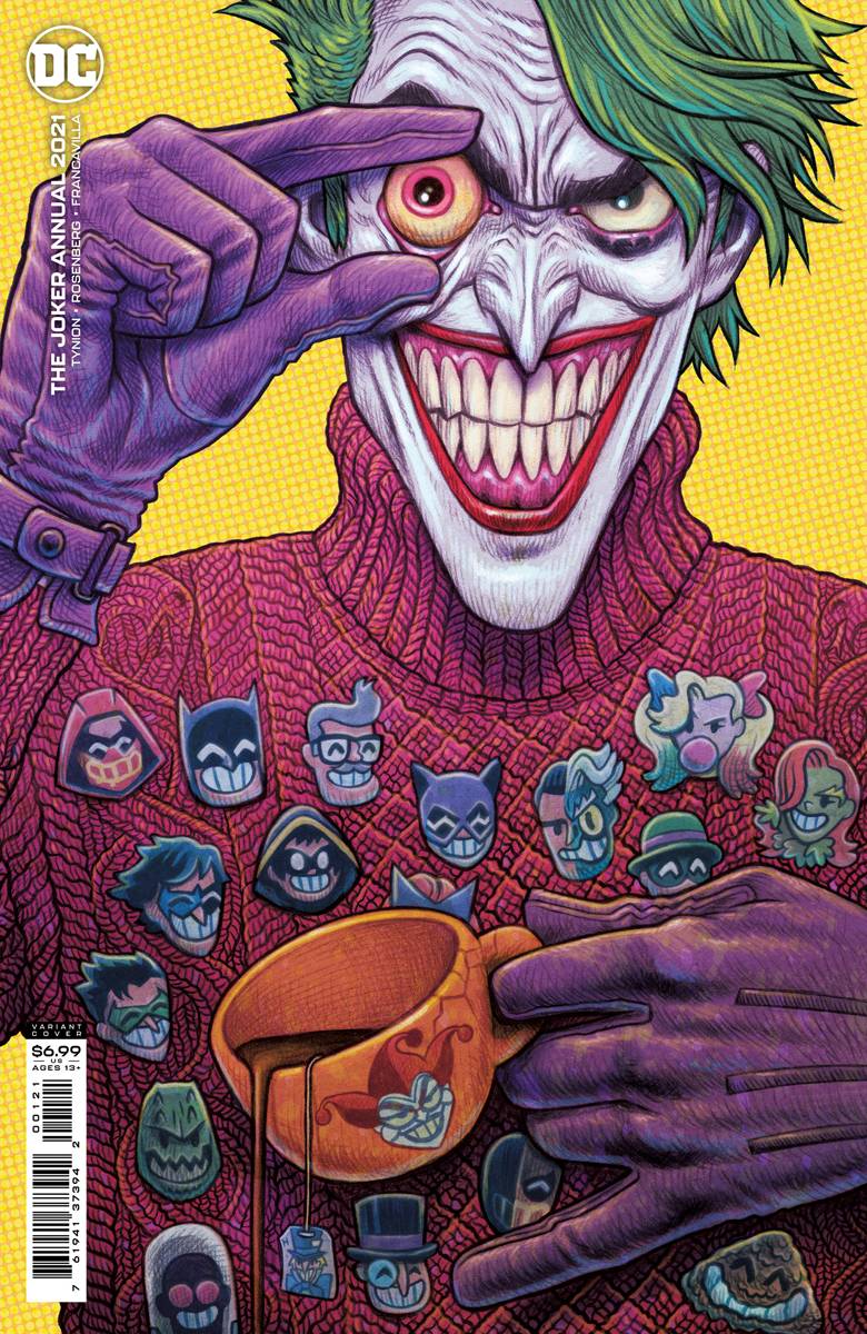 JOKER ANNUAL 2021 #1 CVR B HIPP CARD STOCK VAR - Walt's Comic Shop