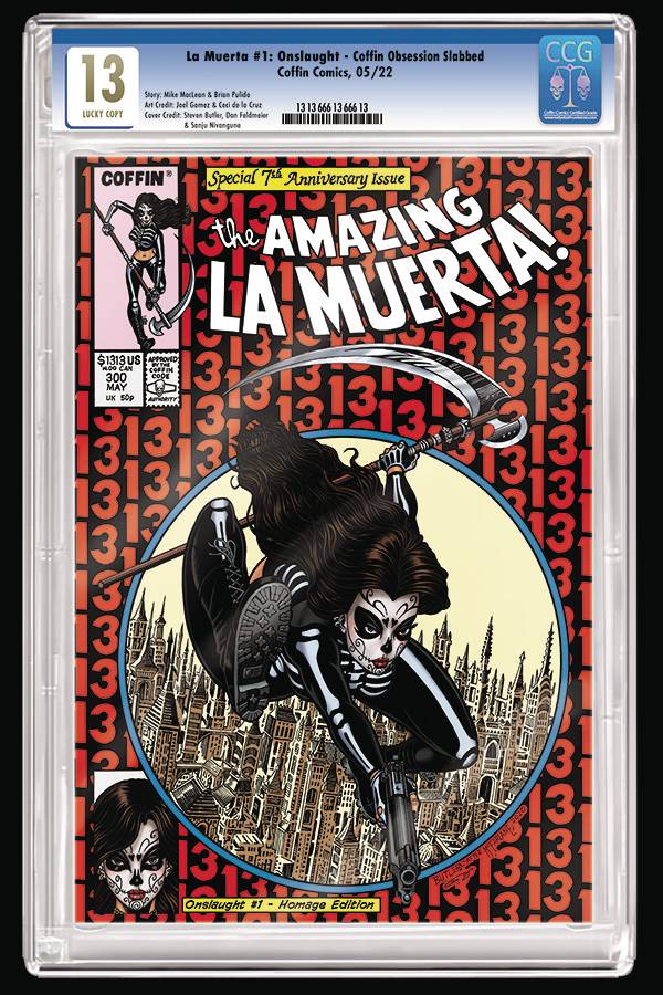 La Muerta Onslaught Oneshot Coffin Obsession Slabbed Edition - Walt's Comic Shop