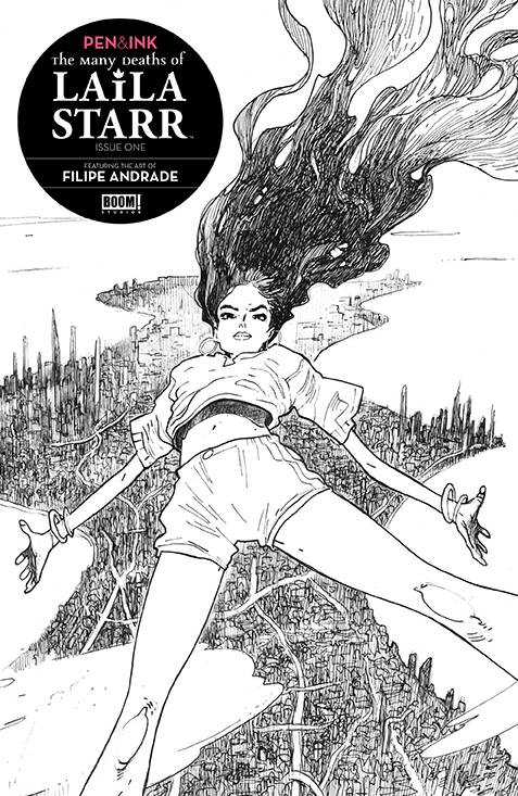 Many Deaths Of Laila Starr Pen & Ink #1 Cover B Uv Spot Variant - Walt's Comic Shop