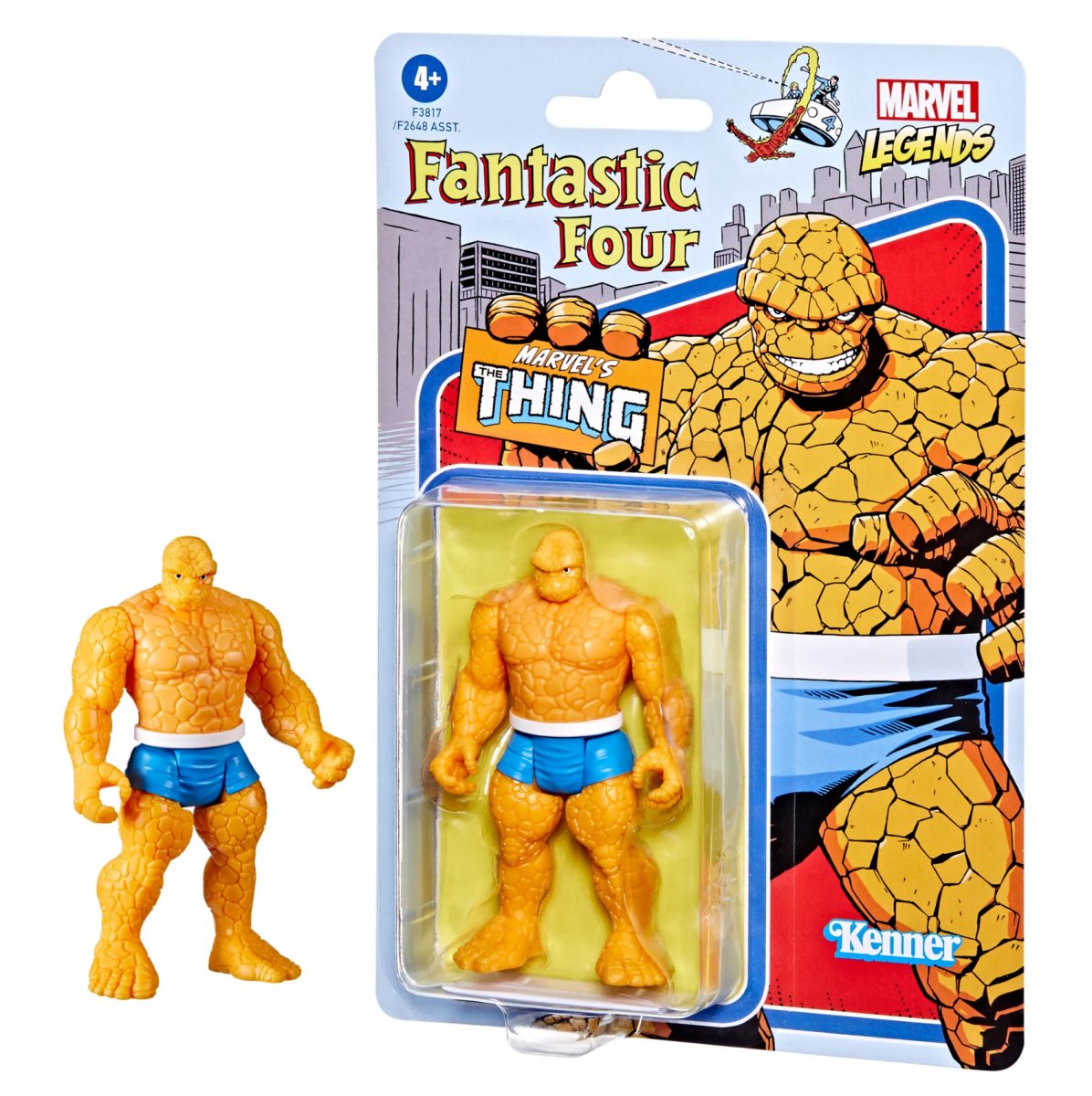 Marvel Legends Retro 3.75in The Thing Action Figure - Walt's Comic Shop