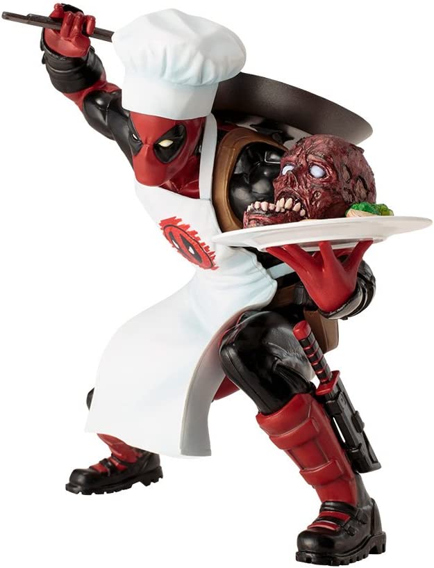 【値下げ中】ARTFX+ クッキング デッドプール 1/10 Marvel Universe Cooking Deadpool ARTFX+ Statue - Walt's Comic Shop