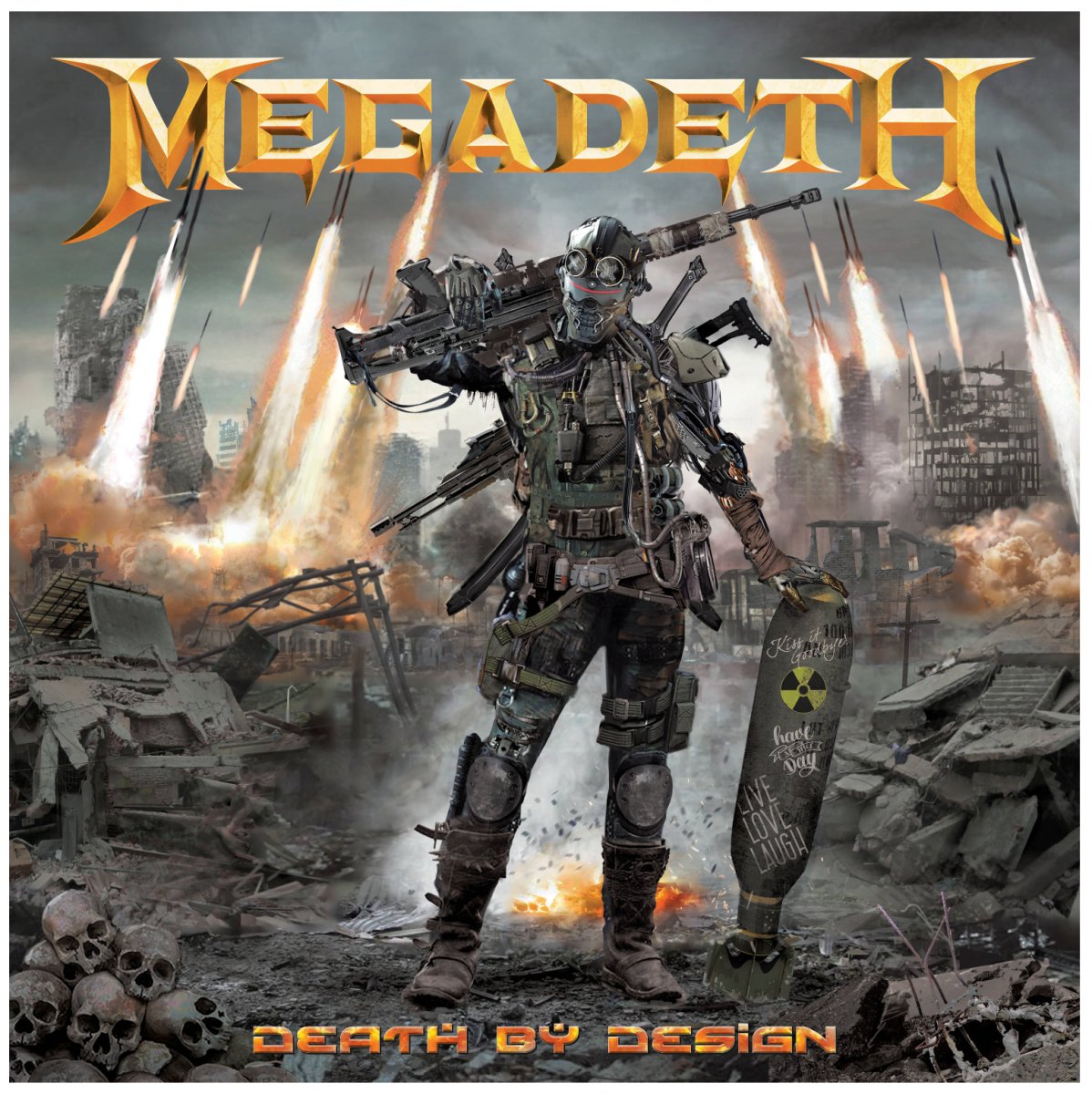 Megadeth Death By Design HC With Vinyl - Walt's Comic Shop