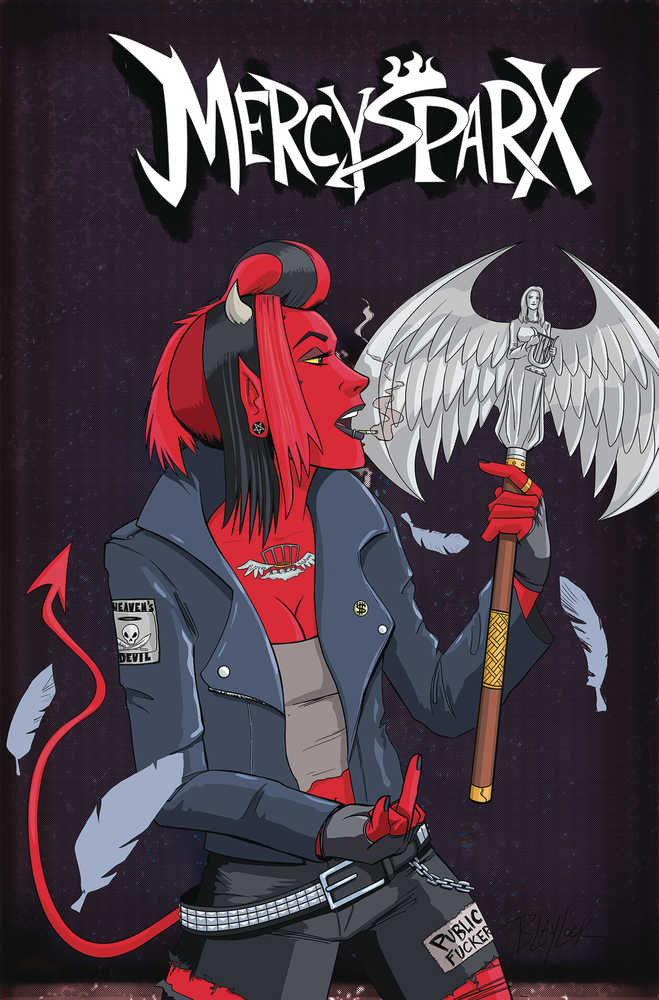 Mercy Sparx No More Angels Left To Fall Cover A Blaylock (Mature) - Walt's Comic Shop