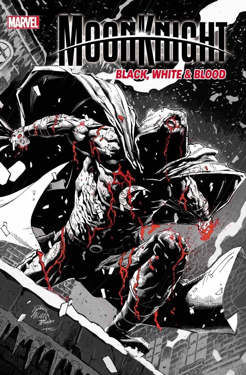 Moon Knight Black White Blood 2 (Of 4) - Walt's Comic Shop