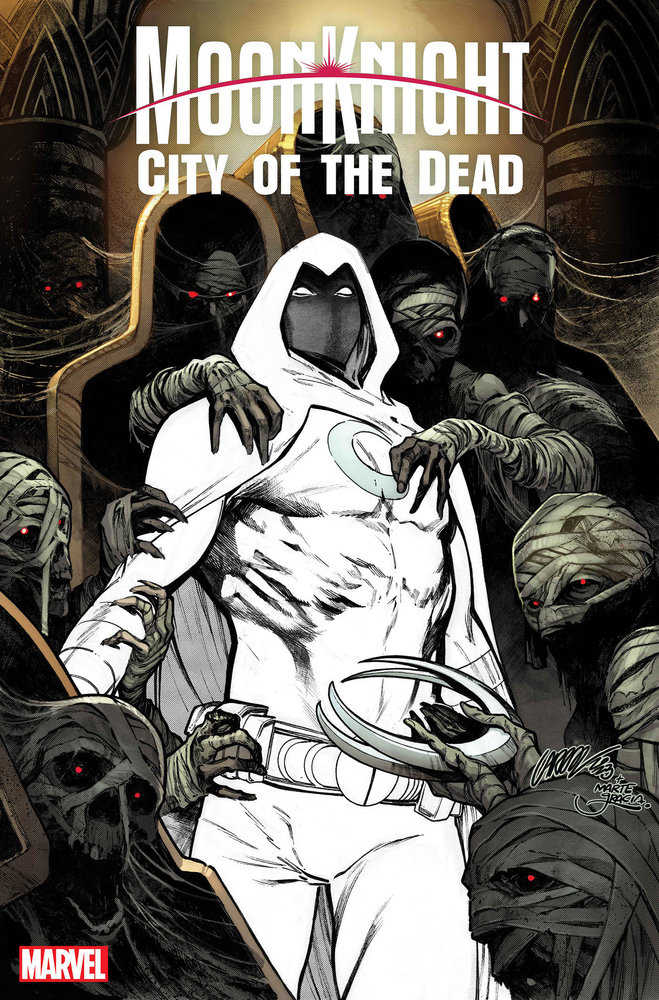 Moon Knight: City Of The Dead #1 Pepe Larraz Foil Variant - Walt's Comic Shop