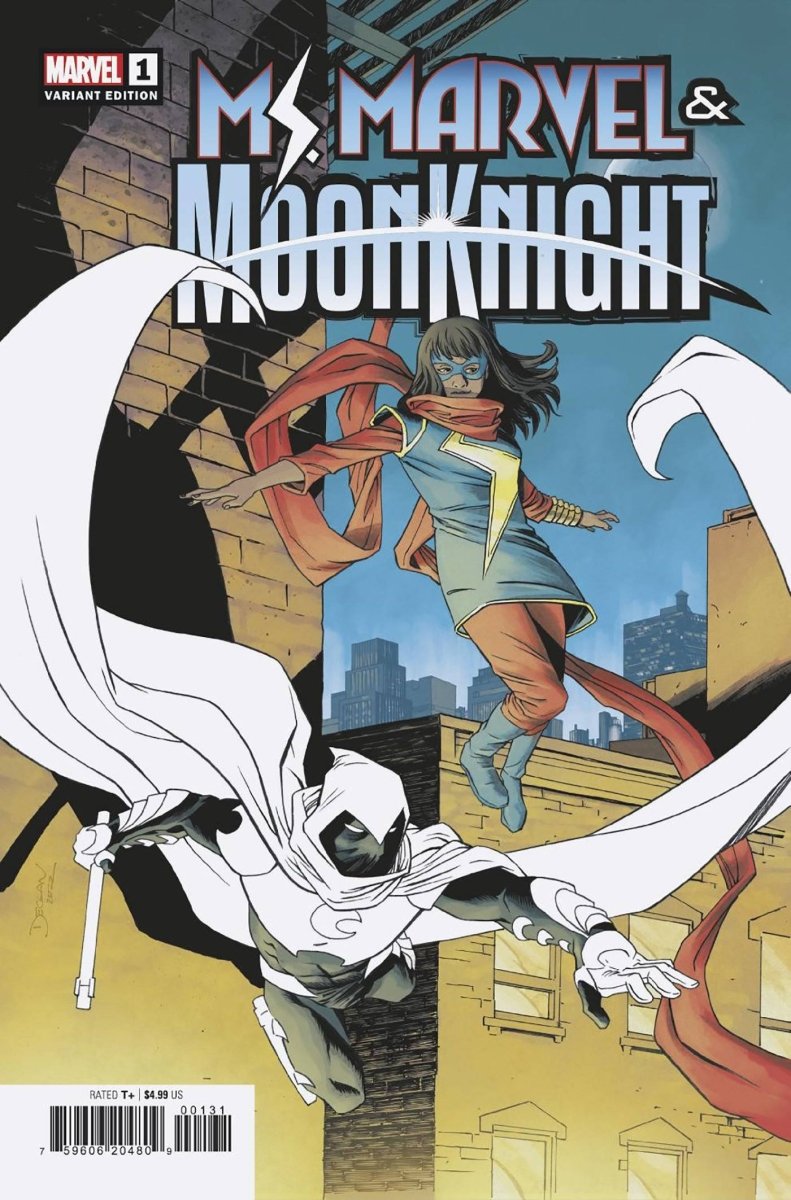 Ms Marvel And Moon Knight #1 Shalvey Variant - Walt's Comic Shop