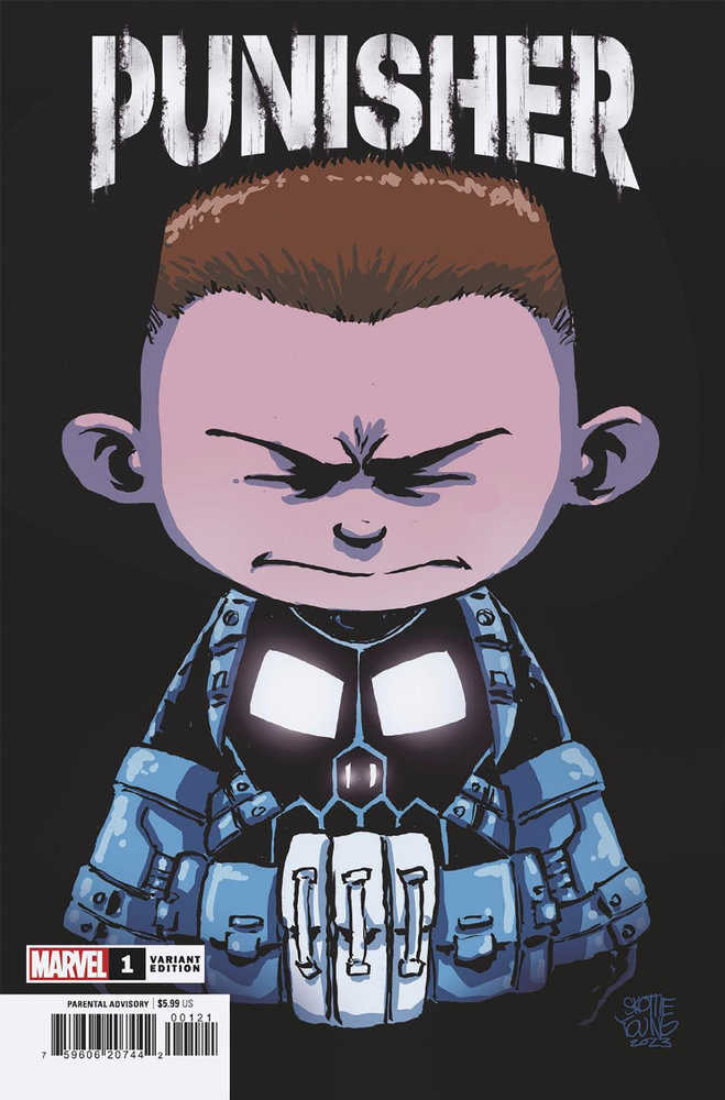 Punisher 1 Skottie Young Variant - Walt's Comic Shop