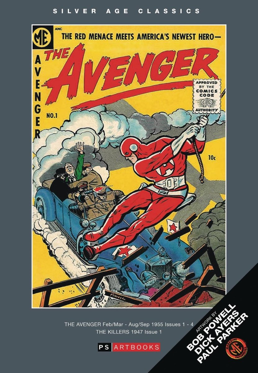 Silver Age Classics The Avenger HC *PRE-ORDER* (Gardner Fox, Dick Ayers, Bob Powell) - Walt's Comic Shop