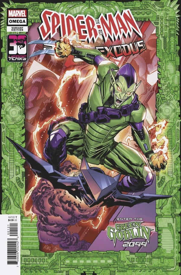 Spider-Man 2099 Exodus Omega #1 Lashley 2099 Frame Variant - Walt's Comic Shop