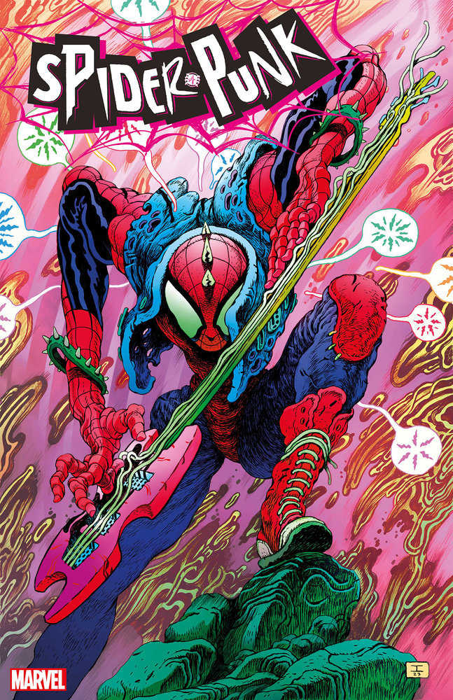 Spider-Punk: Arms Race #1 Ian Bertram Foil Variant - Walt's Comic Shop