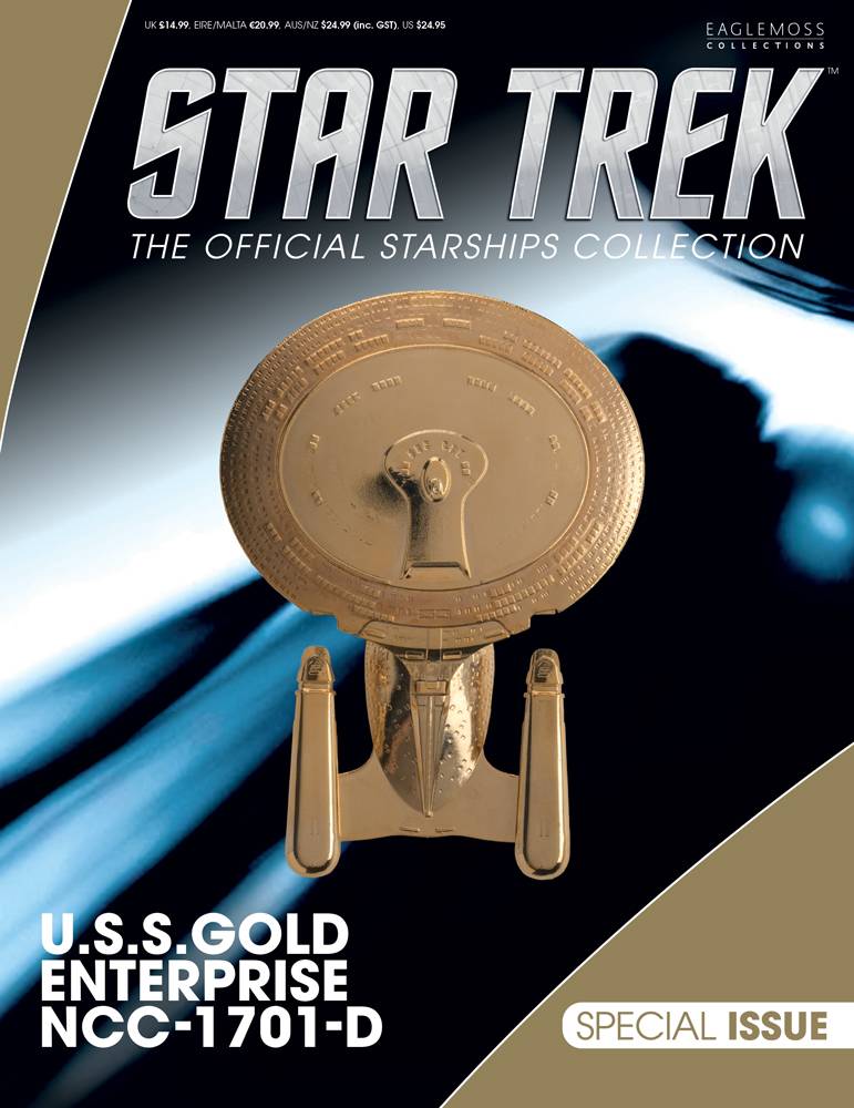 Star Trek: The Official Starships Collection #23 Gold USS Enterprise (Special Release) - Walt's Comic Shop