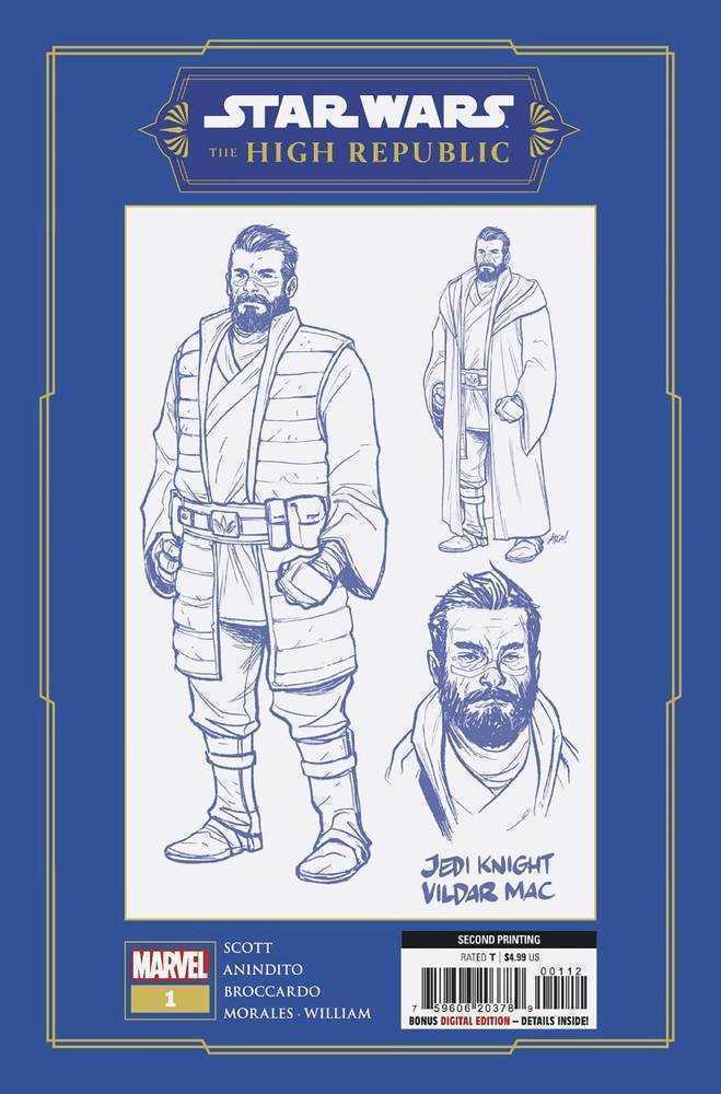 Star Wars High Republic #1 2nd Print Anindito Variant - Walt's Comic Shop