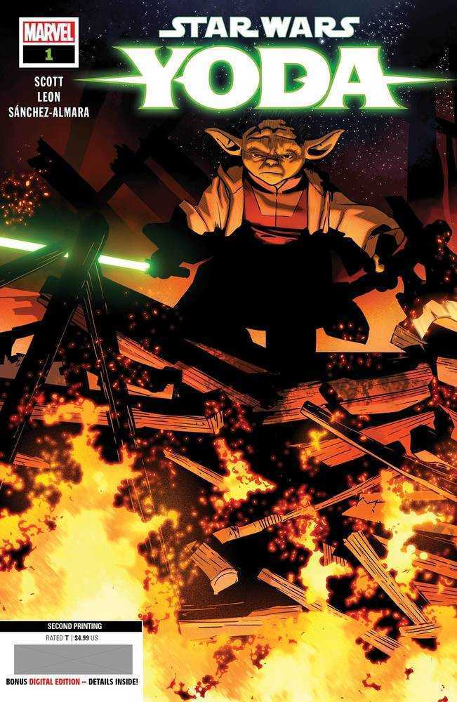 Star Wars Yoda #1 2nd Print Leon Variant - Walt's Comic Shop