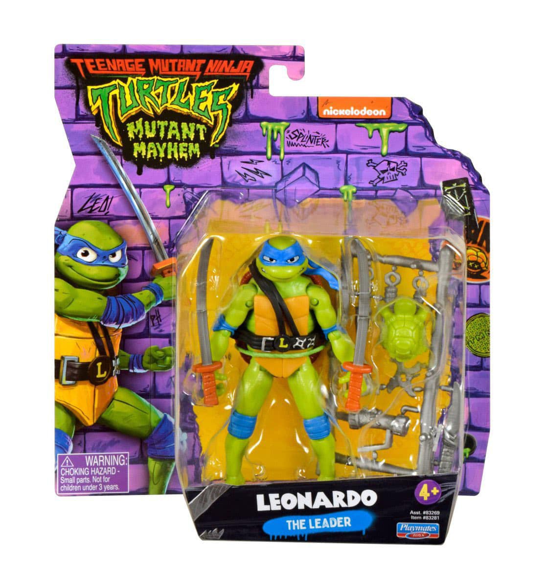 Teenage Mutant Ninja Turtles Mutant Mayhem Leonardo Action Figure - Walt's Comic Shop