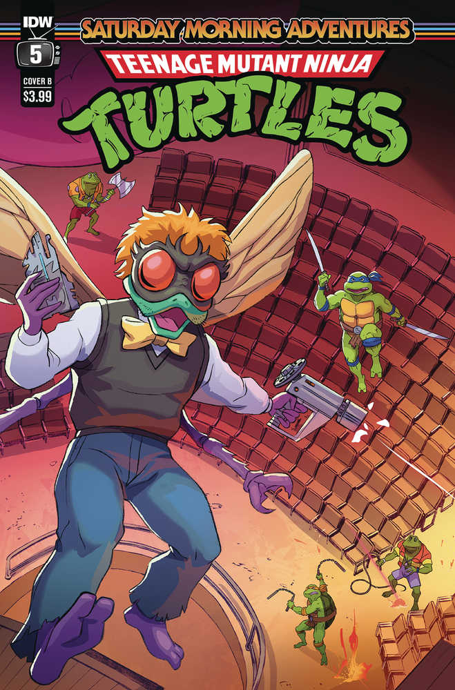 Teenage Mutant Ninja Turtles Saturday Morning Adventure 2023 #5 Cover B Schoening - Walt's Comic Shop