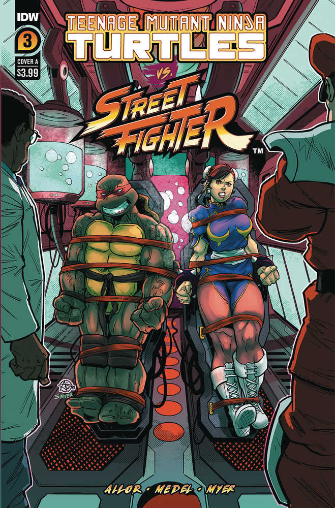 Teenage Mutant Ninja Turtles vs Street Fighter #3 (Of 5) Cover A Medel - Walt's Comic Shop