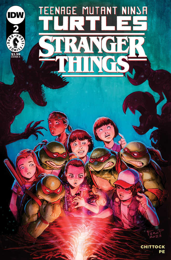 Teenage Mutant Ninja Turtles X Stranger Things #2 Cover A (Pe) - Walt's Comic Shop