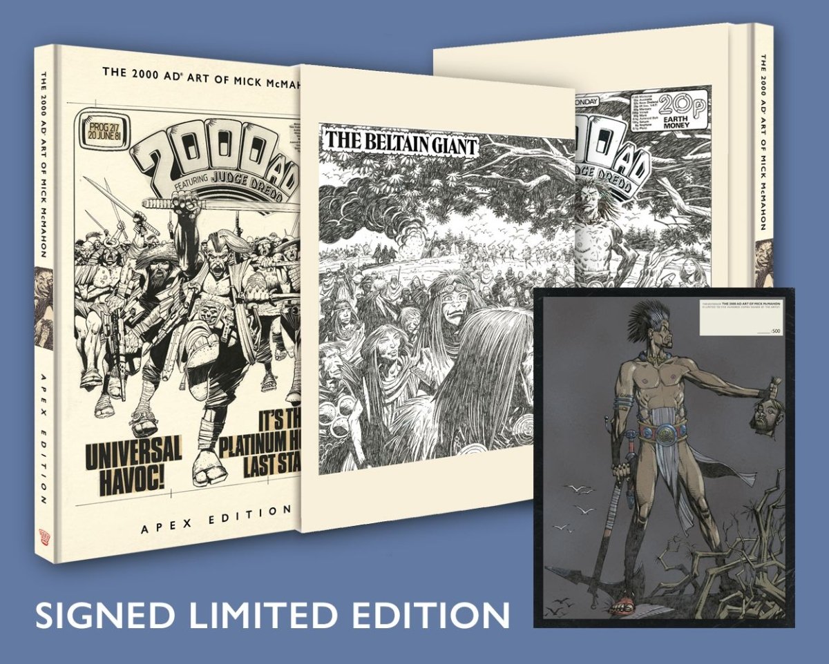 The 2000 AD Art Of Mick McMahon - Apex Slipcase Edition HC - Walt's Comic Shop