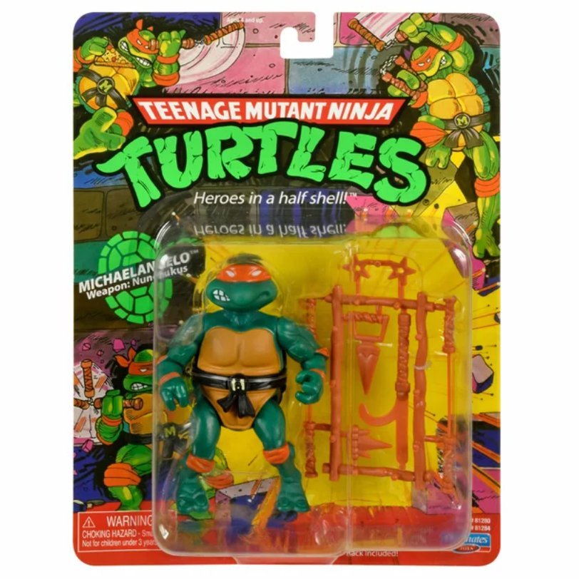 TMNT Classic Collection Basic Michelangelo Action Figure - Walt's Comic Shop