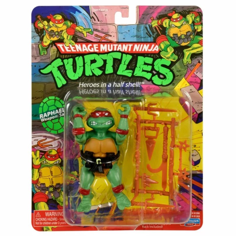 TMNT Classic Collection Basic Raphael Action Figure - Walt's Comic Shop