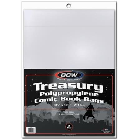 Treasury Bags (Pack Of 100) - Walt's Comic Shop