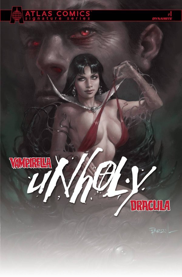Vampirella Dracula Unholy #1 Cover O Priest Signed Atlas Edition - Walt's Comic Shop