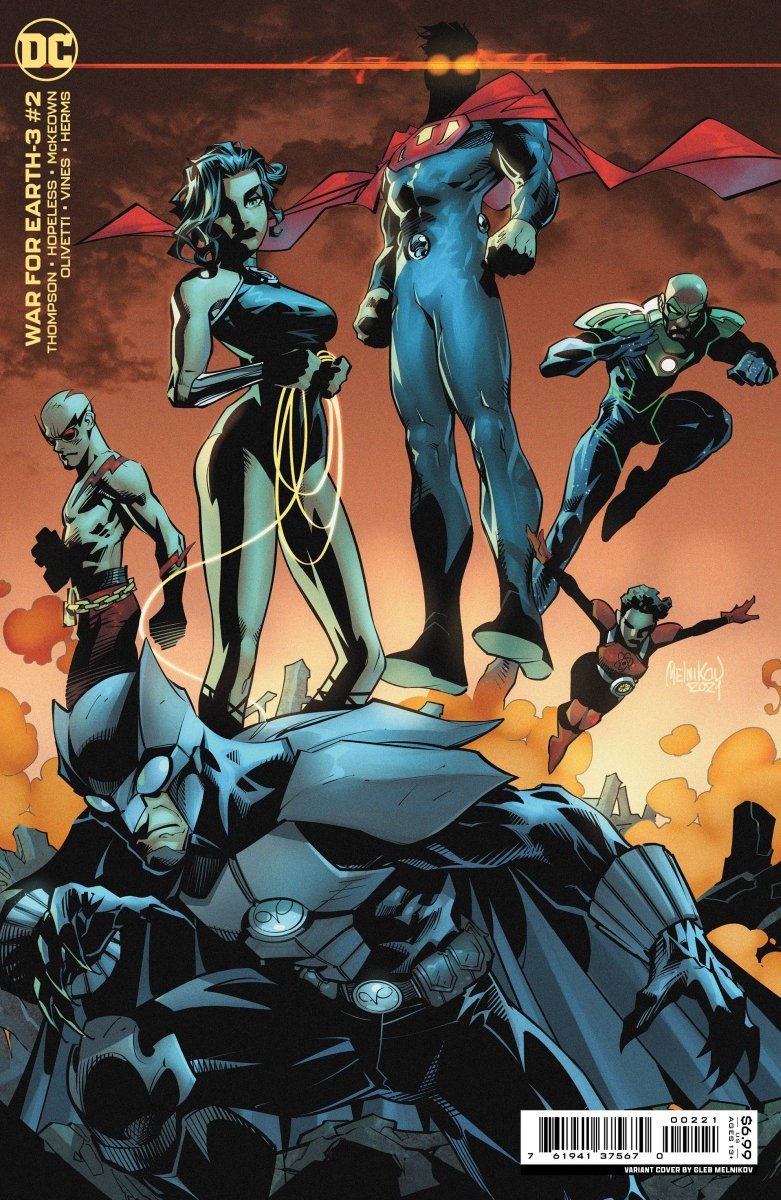 War For Earth 3 #2 Cover B Melnikov Cardstock Variant - Walt's Comic Shop