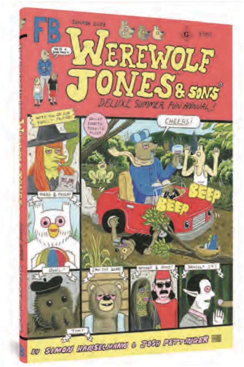 Werewolf Jones & Sons Deluxe Summer Fun Annual HC by Simon Hanselmann - Walt's Comic Shop