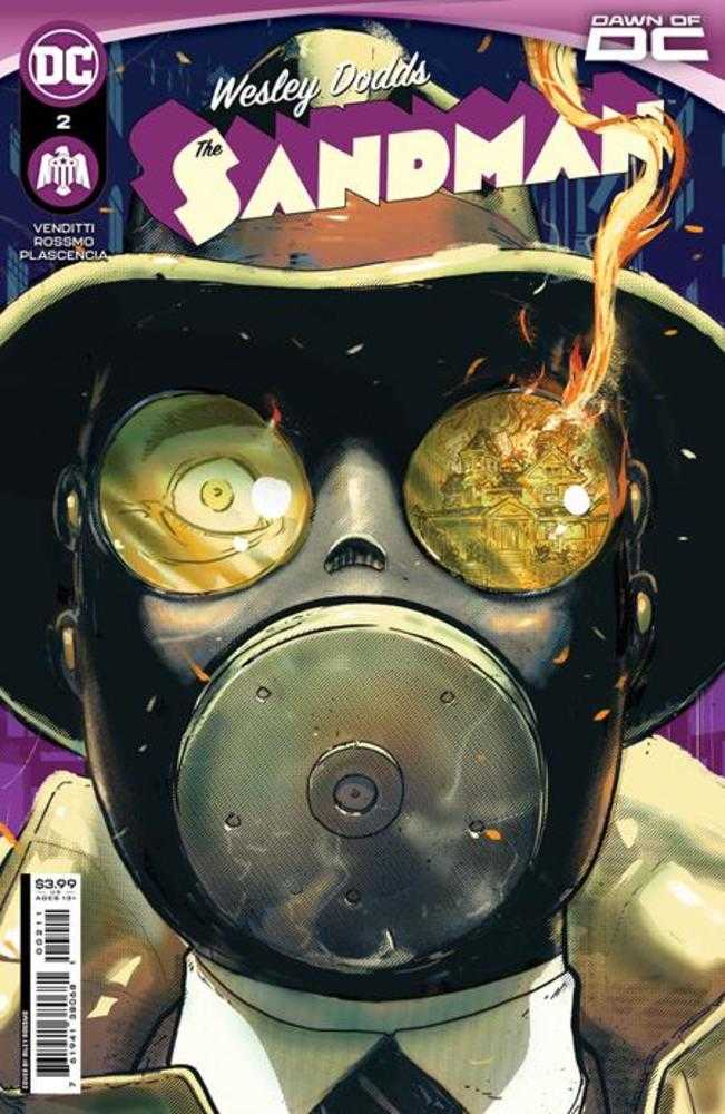 Wesley Dodds The Sandman #2 (Of 6) Cover A Riley Rossmo - Walt's Comic Shop