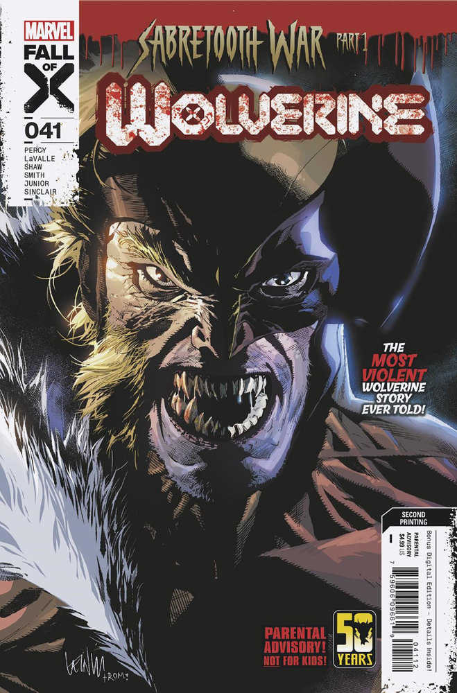 Wolverine #41 Leinil Yu 2nd Print Variant - Walt's Comic Shop
