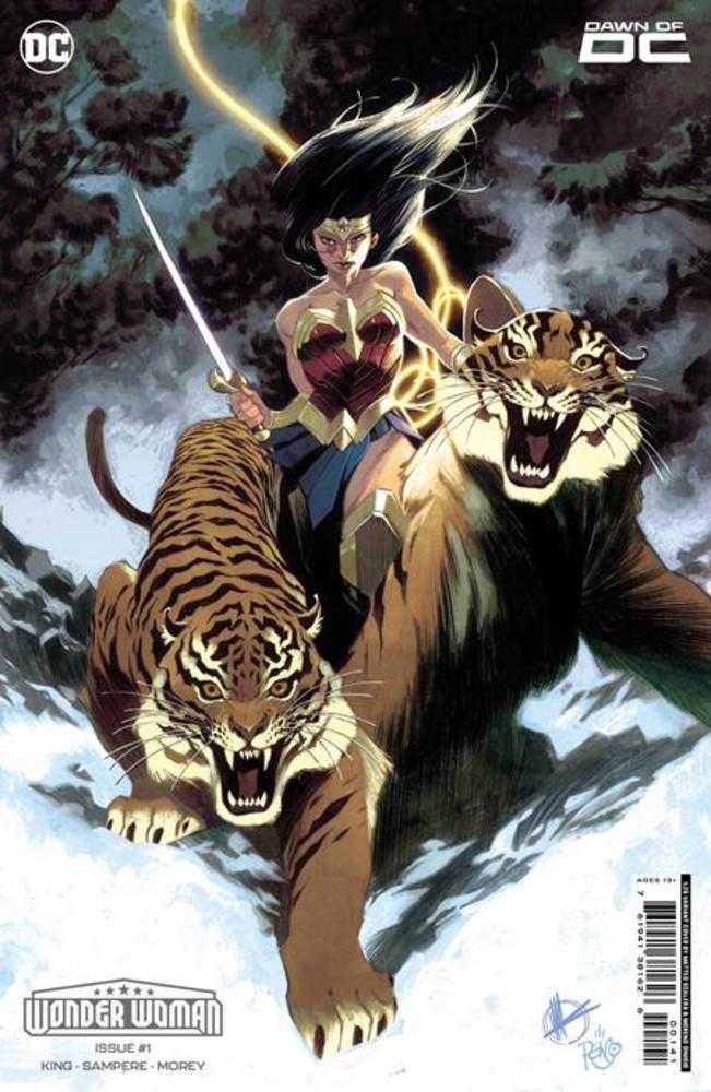 Wonder Woman #1 Cover G 1 in 25 Matteo Scalera Card Stock Variant - Walt's Comic Shop