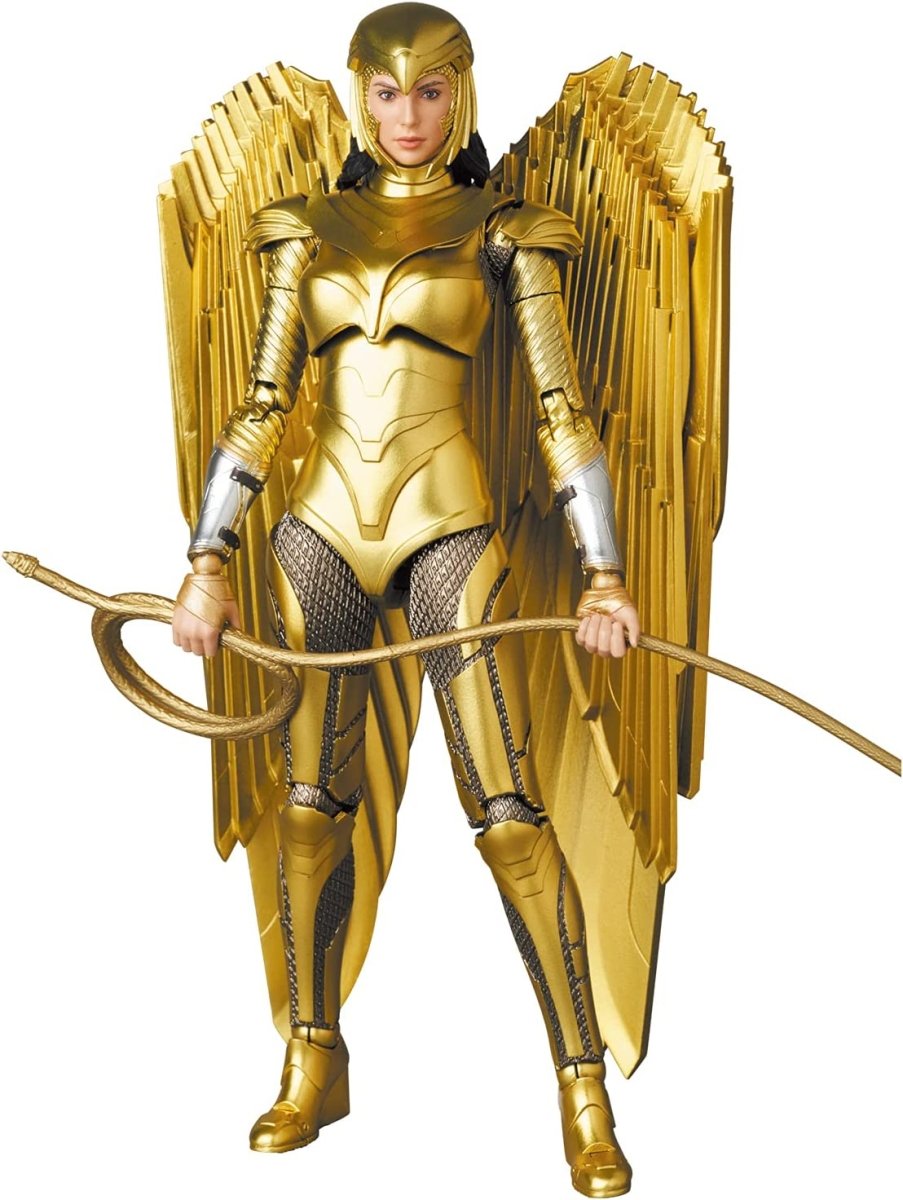Wonder Woman Golden Armor Mafex Action Figure - Walt's Comic Shop