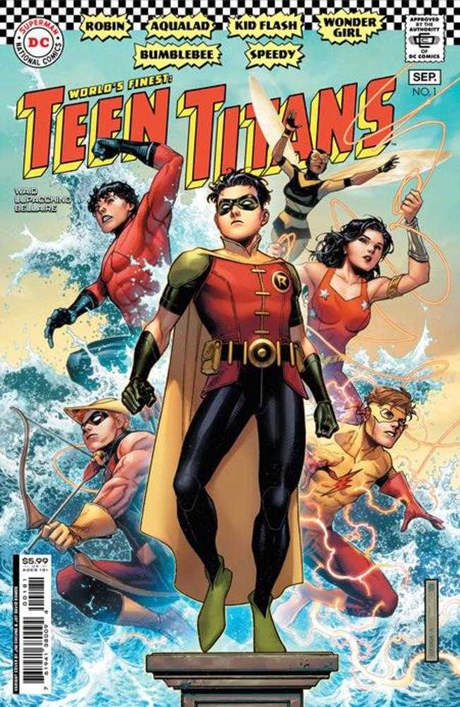 Worlds Finest Teen Titans #1 (Of 6) Cover E Jim Cheung Foil Card Stock Variant - Walt's Comic Shop