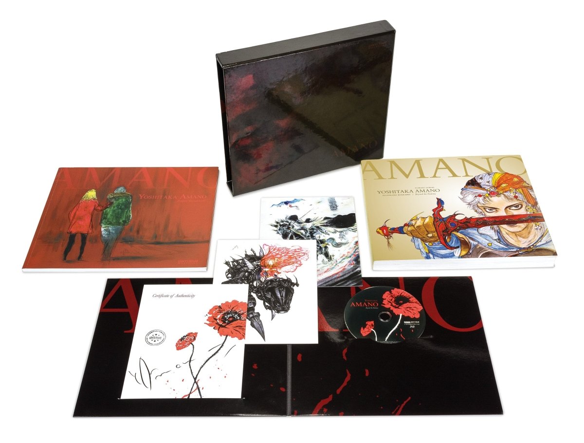 Yoshitaka Amano: The Illustrated Biography Beyond The Fantasy Limited Edition HC Slipcase - Walt's Comic Shop