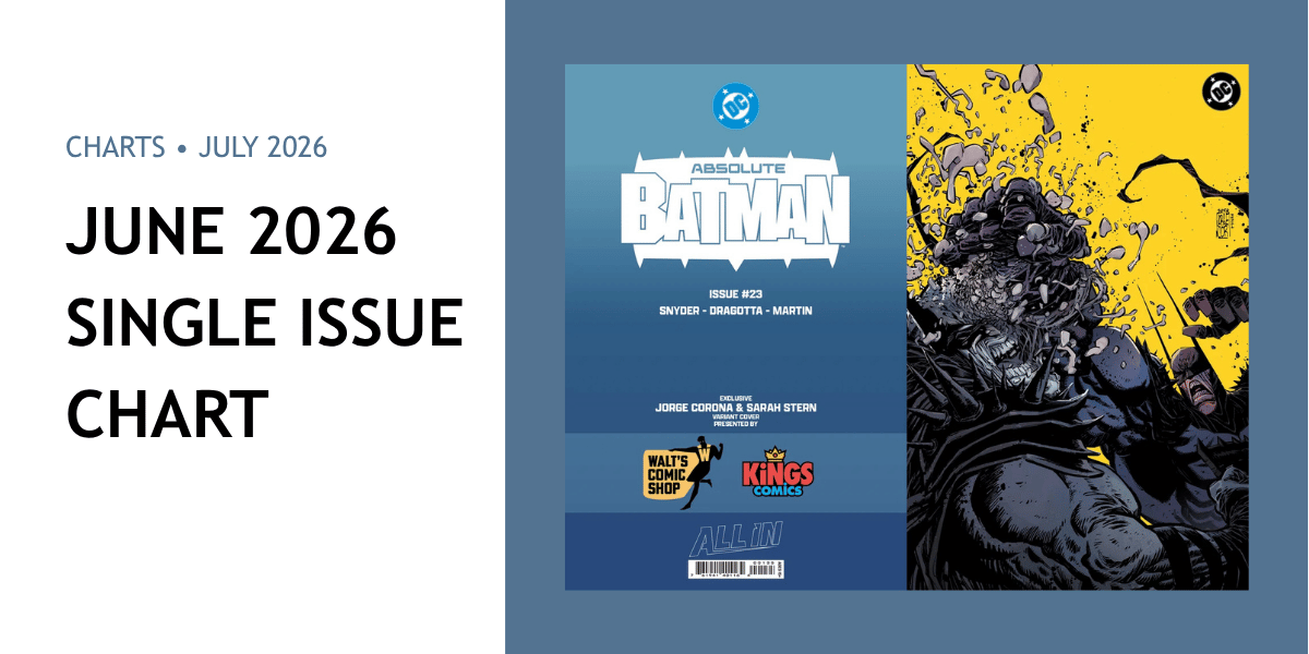 June 2026 Top 50 Single Issues Chart