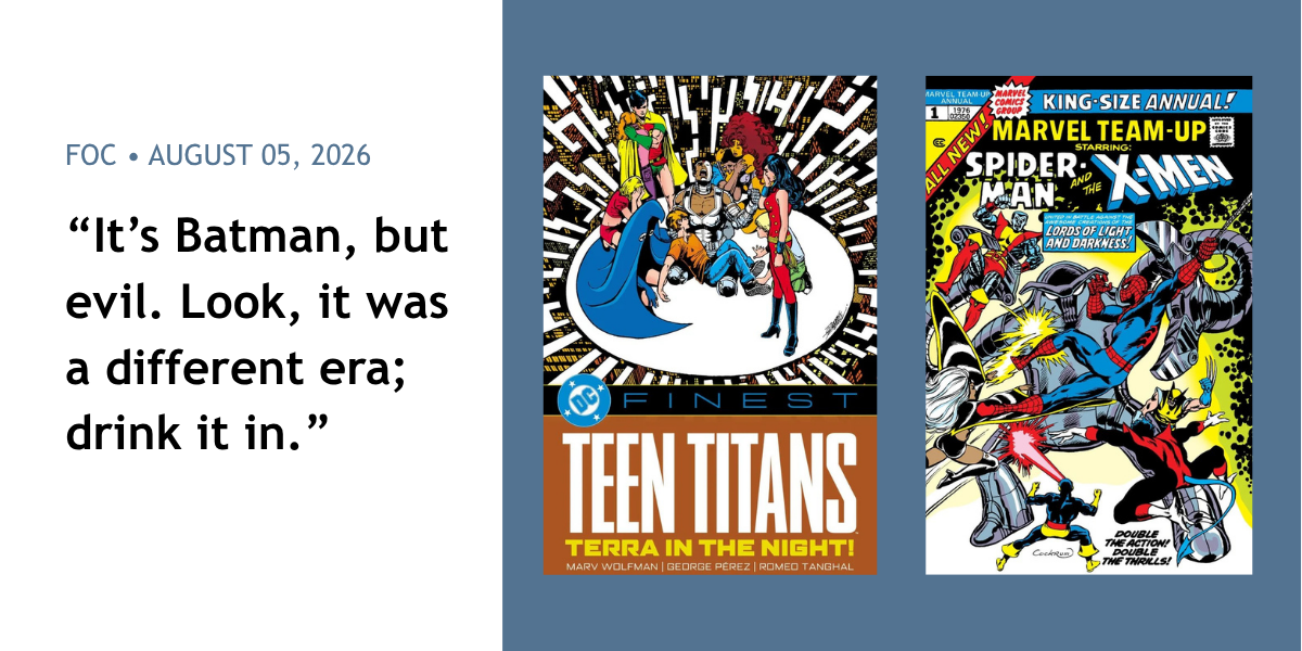 Don't D.A.R.E. to Miss This FOC! 🚀 - August 05 '26 FOC - Walt's Comic Shop