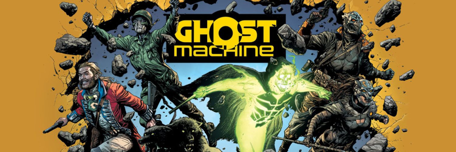 Superheroes, Robots, and Redcoats: Welcome to Ghost Machine by Geoff Johns