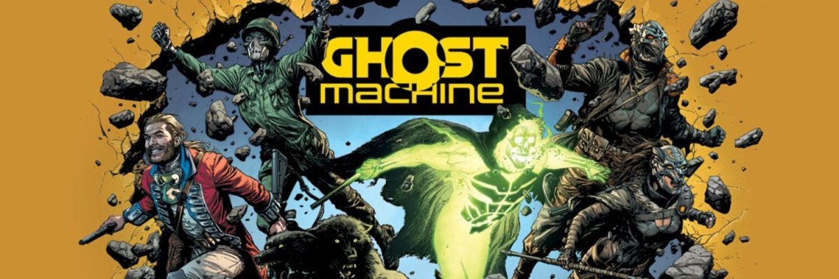 Superheroes, Robots, and Redcoats: Welcome to Ghost Machine by Geoff Johns - Walt's Comic Shop