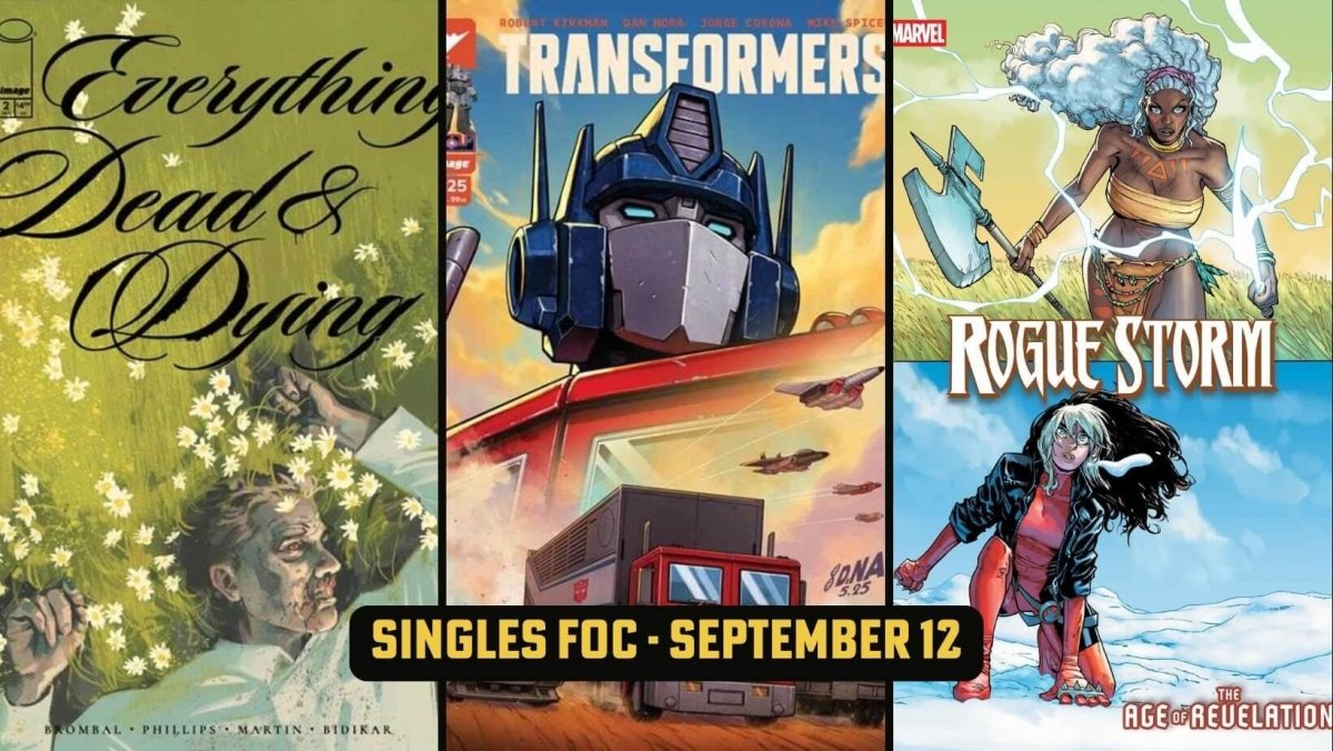 Transformers (With Kirkman & Mora!!) and Other Singles FOC not to miss!