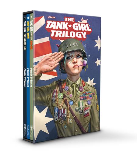 Tank Girl TP Trilogy Slipcase Set Direct Market Edition Brett Parson Uniform Cover
