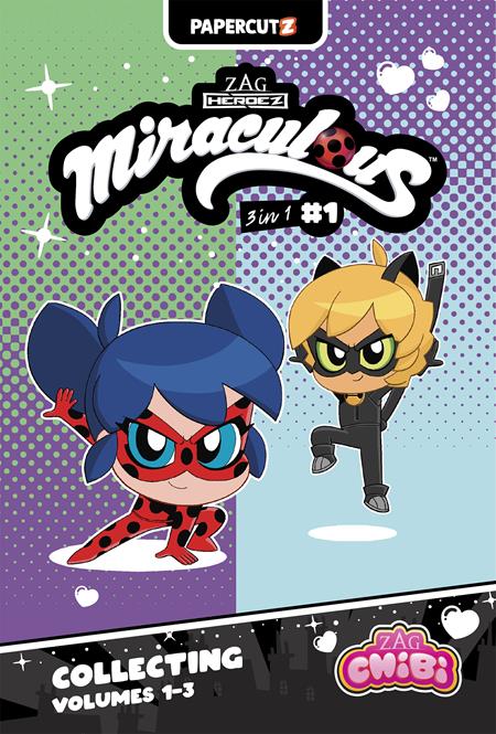 Miraculous Ladybug Chibi 3 In 1 TP Vol 01 *PRE-ORDER*