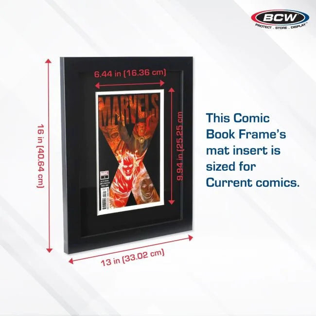 BCW Comic Book Frame for Modern / Current Size (Wood, UV Protection)