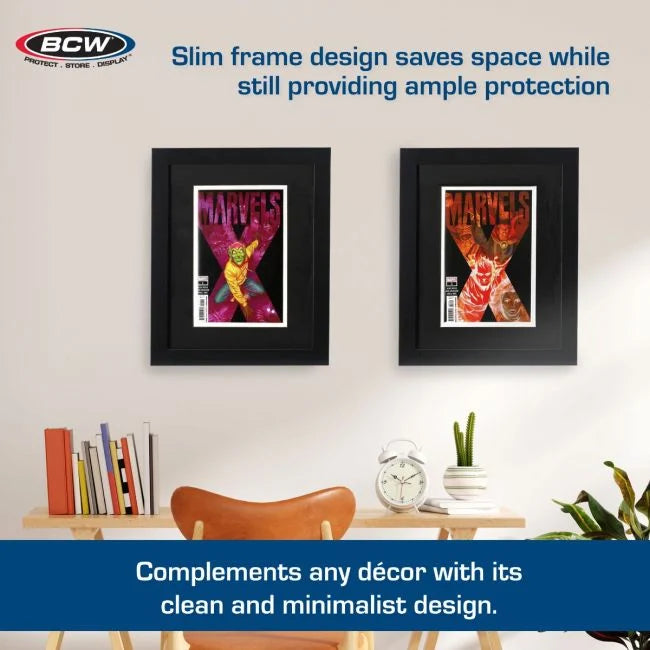 BCW Comic Book Frame for Modern / Current Size (Wood, UV Protection)