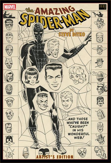 Amazing Spider-Man By Steve Ditko Artists Edition HC Direct Market Exclusive Web Cover *PRE-ORDER*